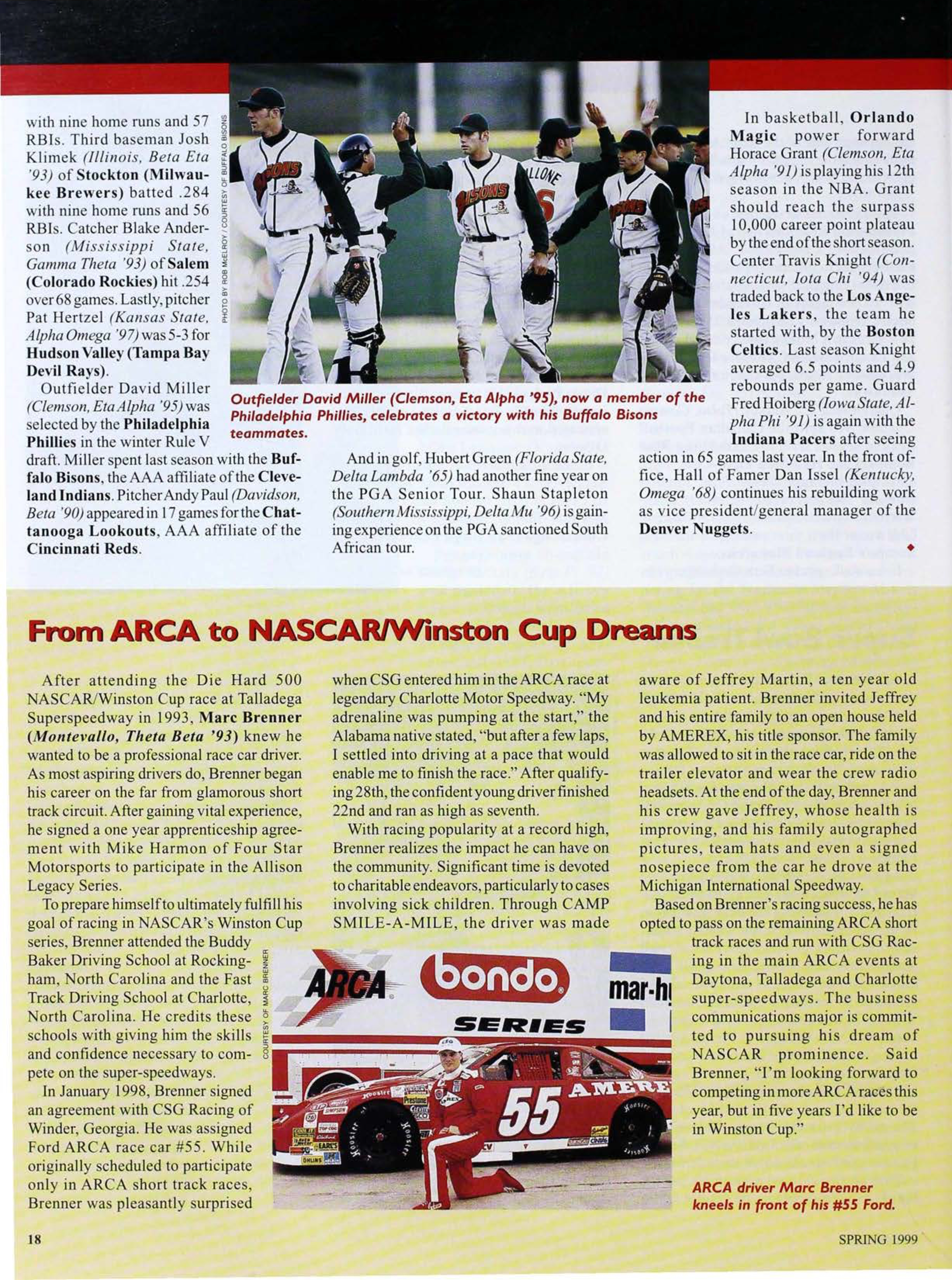 From ARCA to NASCAR/Winston Cup Dreams